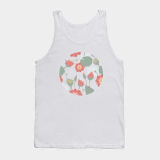 Luxury Red Lotus Tank Top